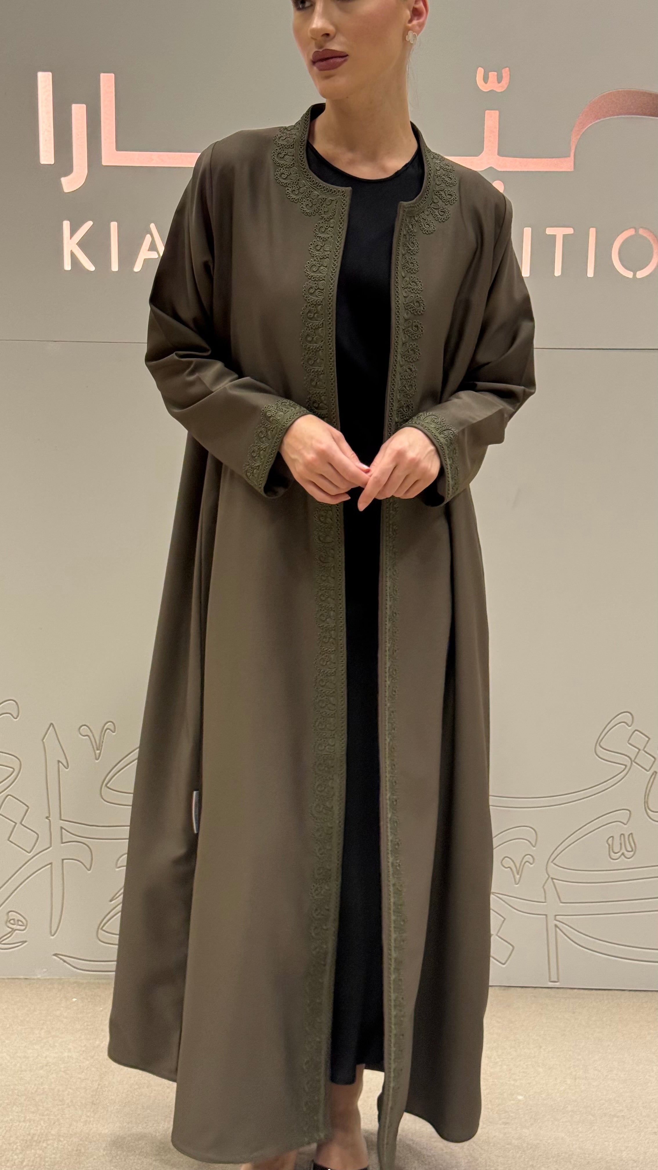 GREEN MOROCCAN EMBROIDERY