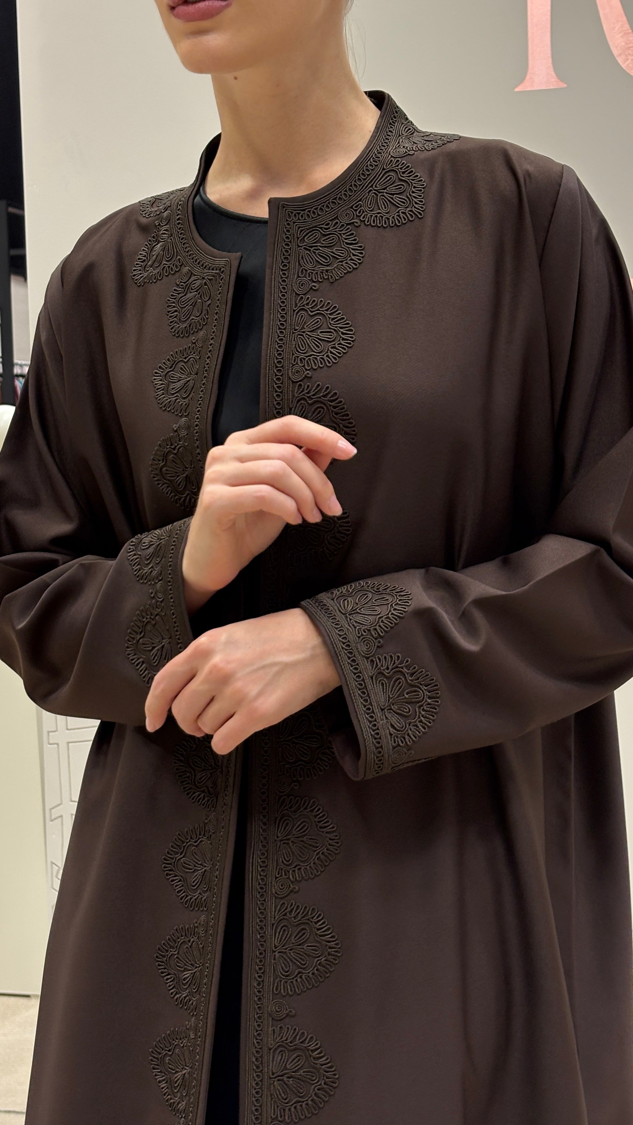 BROWN MOROCCAN EMBROIDERY