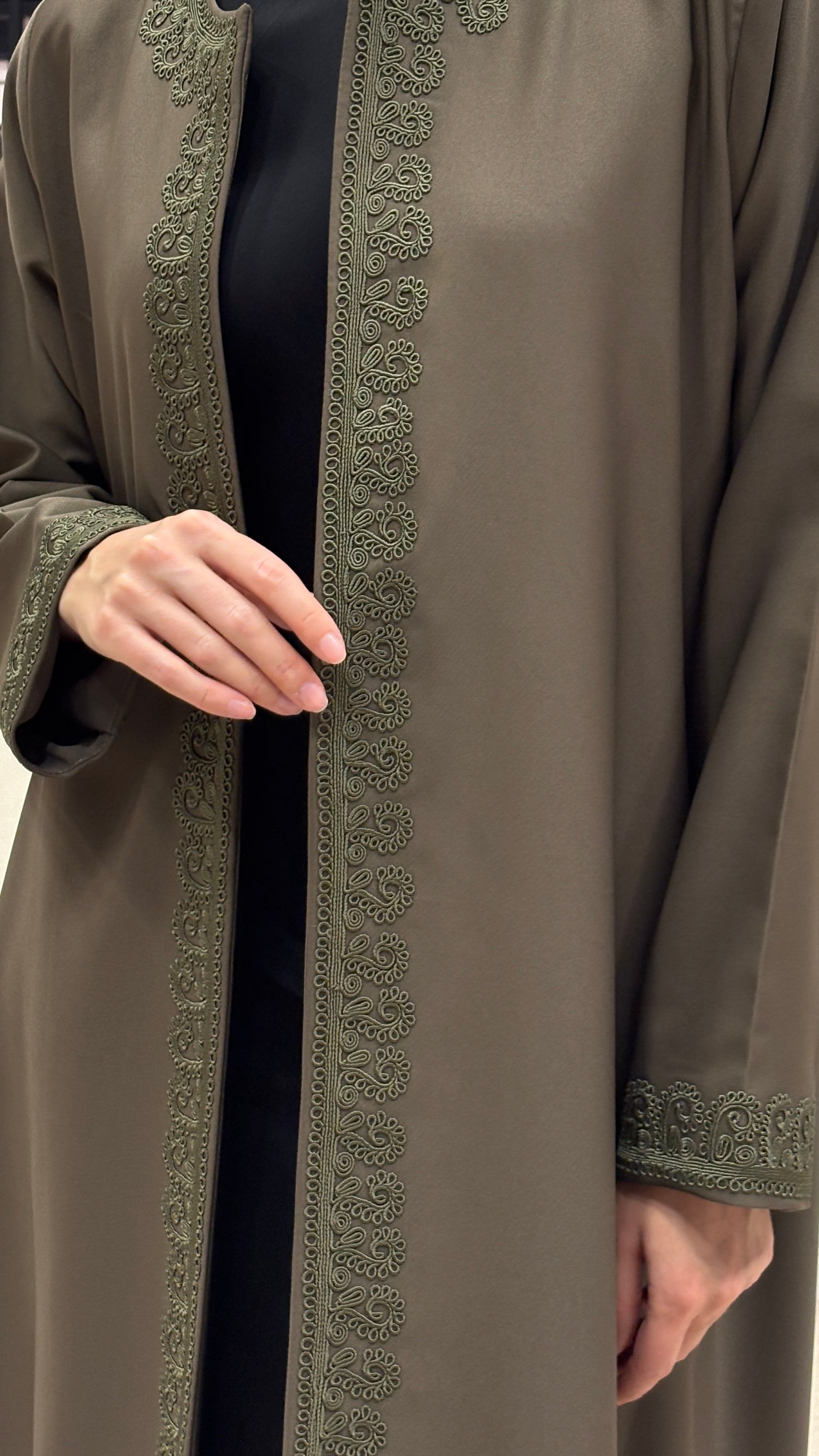 GREEN MOROCCAN EMBROIDERY